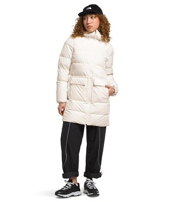 Pre-owned The North Face Gotham Parka (almond Butter, Gardenia White 1)