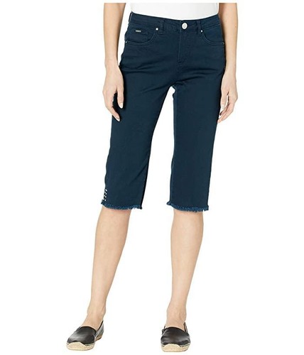 FDJ French Dressing Jeans 296083 Sunset Hues Denim Olivia Pedal Pusher Jeans, 8