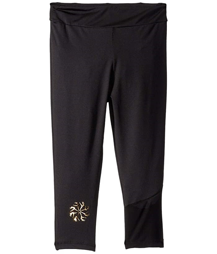 Flo Dancewear 249885 Girl's Active Capri Leggings Black Size 16