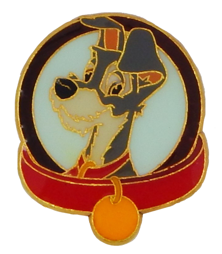 Lady and the Tramp   Tramp Pet Collar Series 5 Individual Disney Trading Pin New