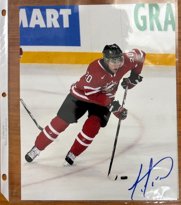 Louis Leblanc Signed 8x10 Photo Team Canada WJHC & Certificate Of Authenticity