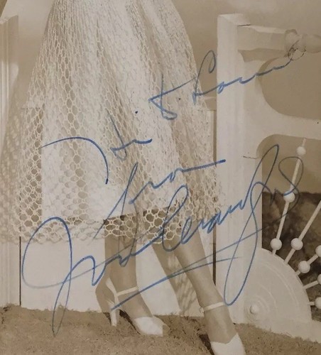 JOAN CRAWFORD MOVIE STAR VINTAGE SIGNED 40’s AUTOGRAPH PHOTO Joseff of Hollywood
