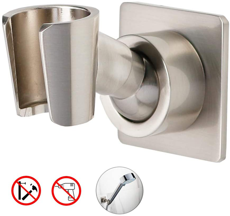 BEST Shower Head Holder Adjustable Handheld Shower Bracket Adhesive Wall Mount