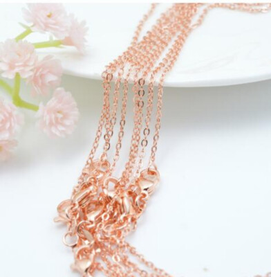 Wholesale 10pcs/20/100pcs Gold Plated 1.2mm O Chain Necklace 14k