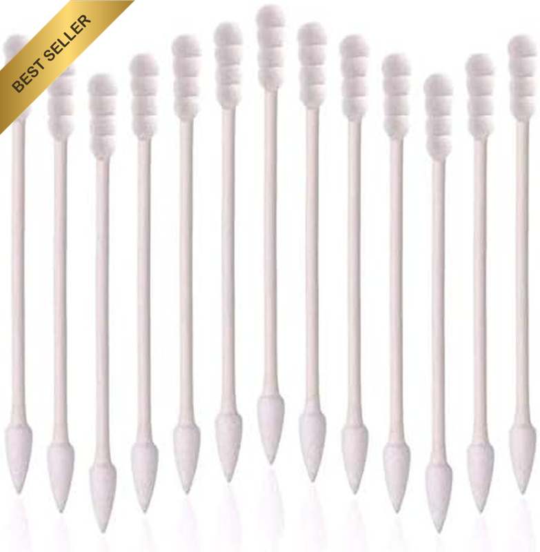 Precision Tips Cotton Swabs 800 Pack, Lint-Free Paper Stick Cotton Buds, Soft Du