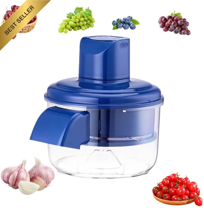 Automatic Electric Garlic & Grape Peeler Machine, Rechargeable Portable Fruit Ve
