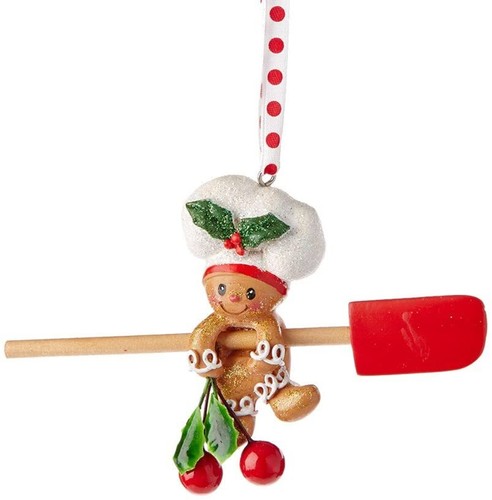 Kurt Adler 4-Inch Gingerbread Baking Tool Ornaments