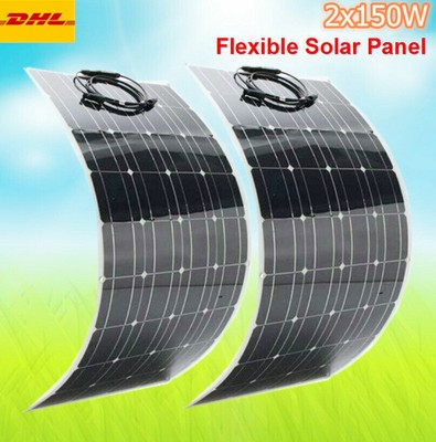 Solarmodul Solarpanel Solarzelle100 130 150 200 300 Watt Mono Solar Laderegler