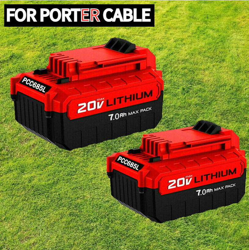 7.0Ah 20 Volt Lithium-Ion Battery for PORTER CABLE 20V Max PCC680L PCC685L Tools