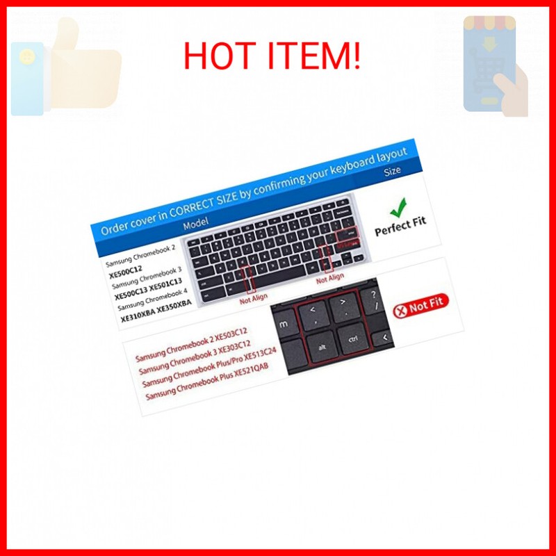 Colorful Keyboard Cover for Samsung Chromebook 4 3 XE310XBA XE500C13 XE501C13 11