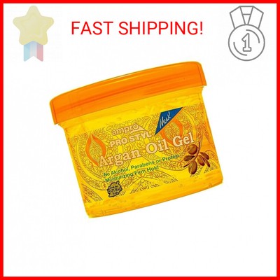 AmPro Pro Styl Argan Oil Styling Gel - Moisturizes and Conditions Your Strands -