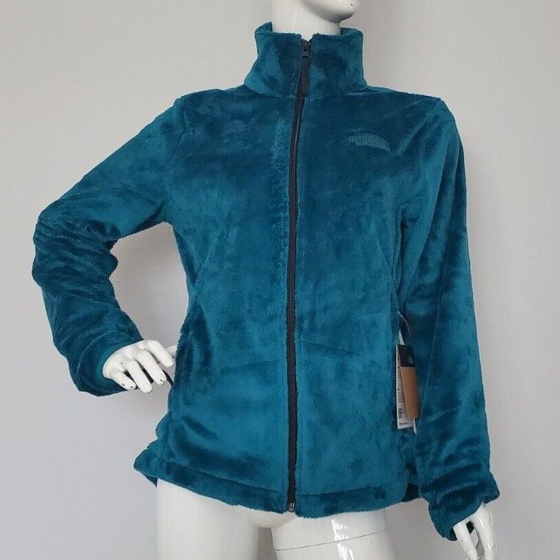 THE NORTH FACE ЖЕНСКАЯ ФЛИСНАЯ КУРТКА OSITO НА ПОЛНОЙ МОЛНИИ Harbour Blue sz ML XL