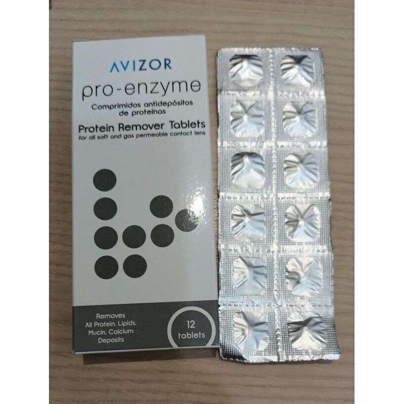 Avizor PRO-ENZYME Protein Remover Tablets 12's Contact Lense