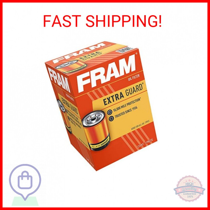 FRAM Extra Guard PH16, 10K Mile Change Interval Spin-On Oil Filter