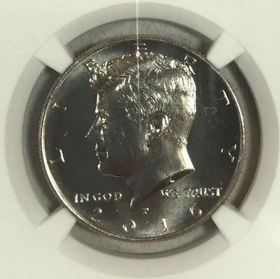 2016-P Kennedy Clad Half Dollar Graded MS 67 by NGC - Price Guide $90