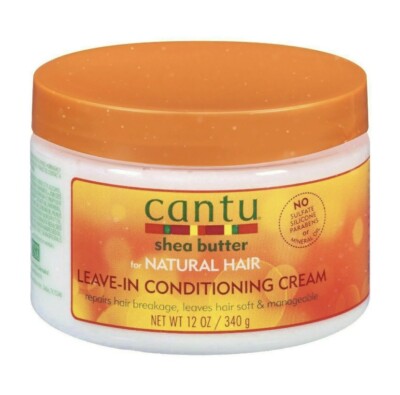 Cantu Shea Butter for Natural Hair Leave in Conditioning Cream 12 Oz