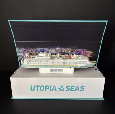 Royal Carribean Utopia of the Seas Official Licensed Cruise Ship Model Brand New