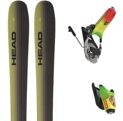 Head Kore 93 Anthracite 191 Skis With Look Pivot 18 Forza 3.0 Rippers