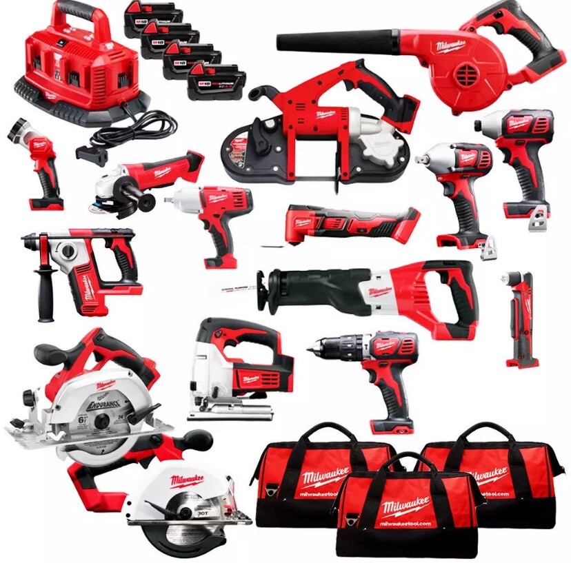 Milwaukee 269515 M18 18Volt Cordless Power 15 Tool Combo Kit in