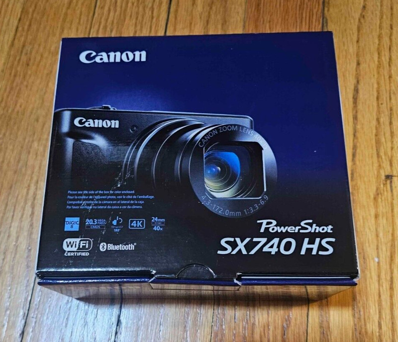 Canon PowerShot SX740 HS Wi-Fi 4K Digital Camera (SILVER) 2956C001