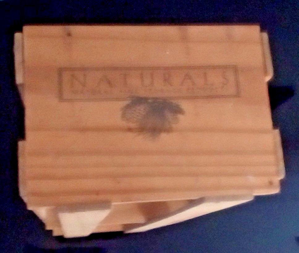 NATURALS Pine Storage Box Crate DVD CD Rack