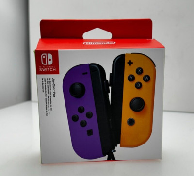 Nintendo Switch Joy-Con Handheld Gaming Controller Pair Orange/Purple Wireless