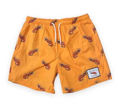 Pimp Shrimp Men's Bathing Suit Orange
