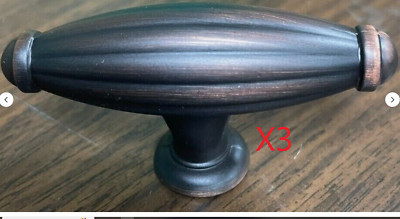 AMEROCK KNOBS (3-PACK)  BP55220ORD.  Oil Rubbed Bronze  Various Qtys.