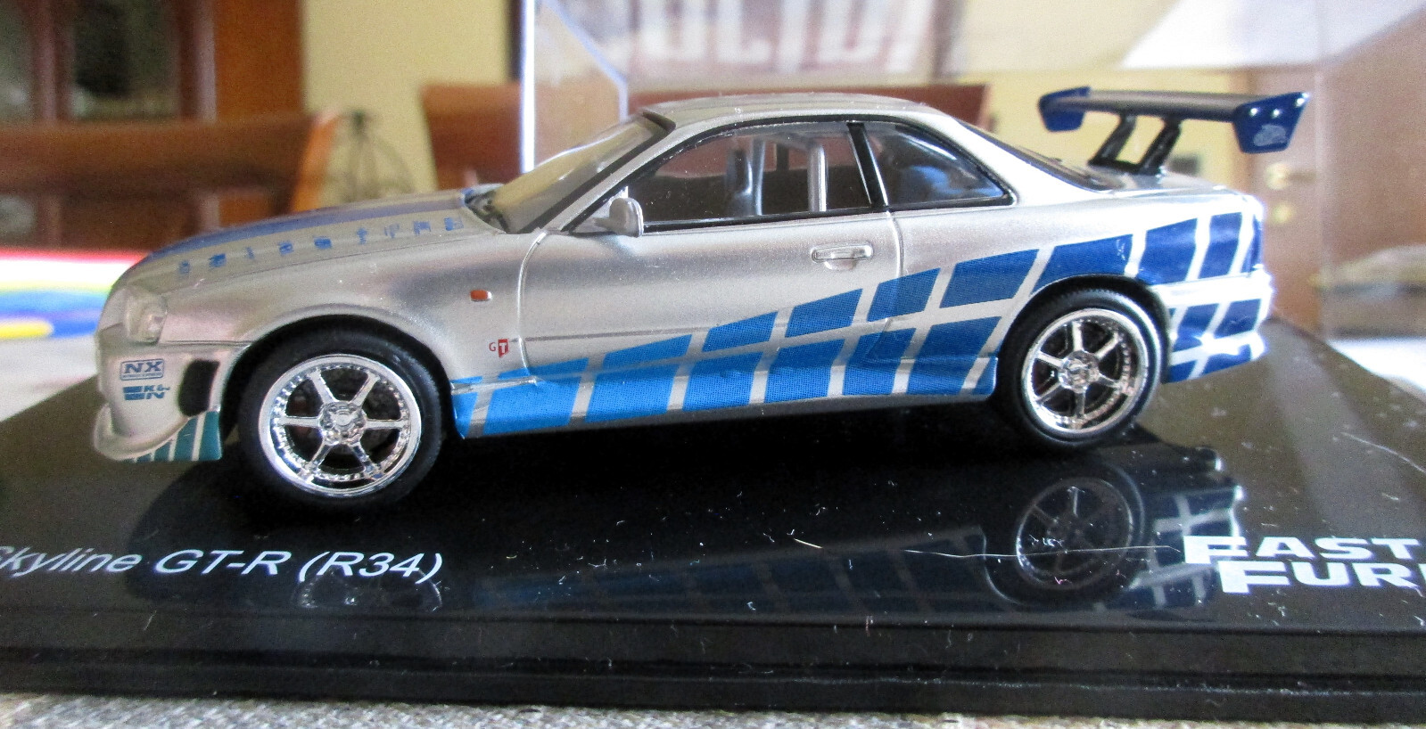 ミニカー BRIAN'S 1999 SKYLINE GT-R R34 1/43 2 Fast 2 Furious Brian's 1999 Nissan Skyline GT-R R34 1/24th