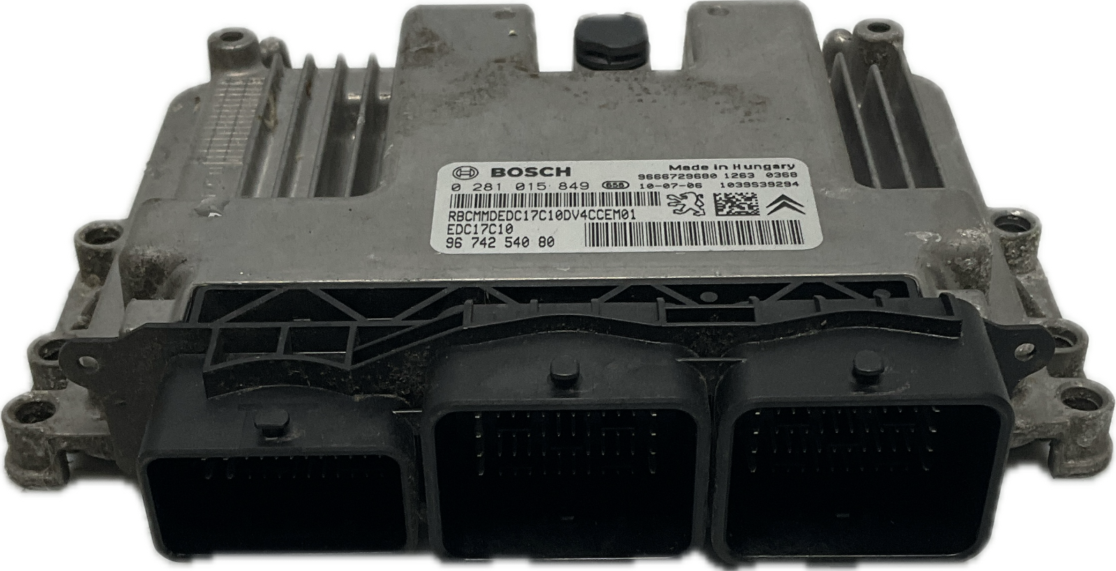 RICAMBIO USATO CENTRALINA ECU MOTORE PEUGEOT 207 cod. 0281015849 9674254080