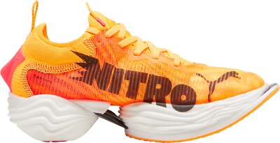 Pre-owned Puma Womens Fast-r Nitro Elite 2 Running Shoes Trainers - Orange