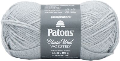 Spinrite Patons Classic Wool Yarn-Cool Gray