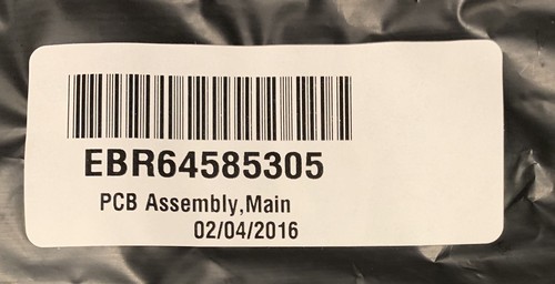 LG MAIN CONTROL BOARD #EBR64585305 FOR REFRIGERATORS, ser pics.