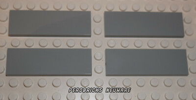 Lego Technik Technic 4 x Fliese/Fliesen 2x6 hellgrau #69729 NEUWARE