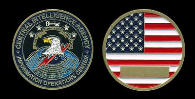 Challenge Coin - CIA Information Operations Center - Central Intelligence IOC