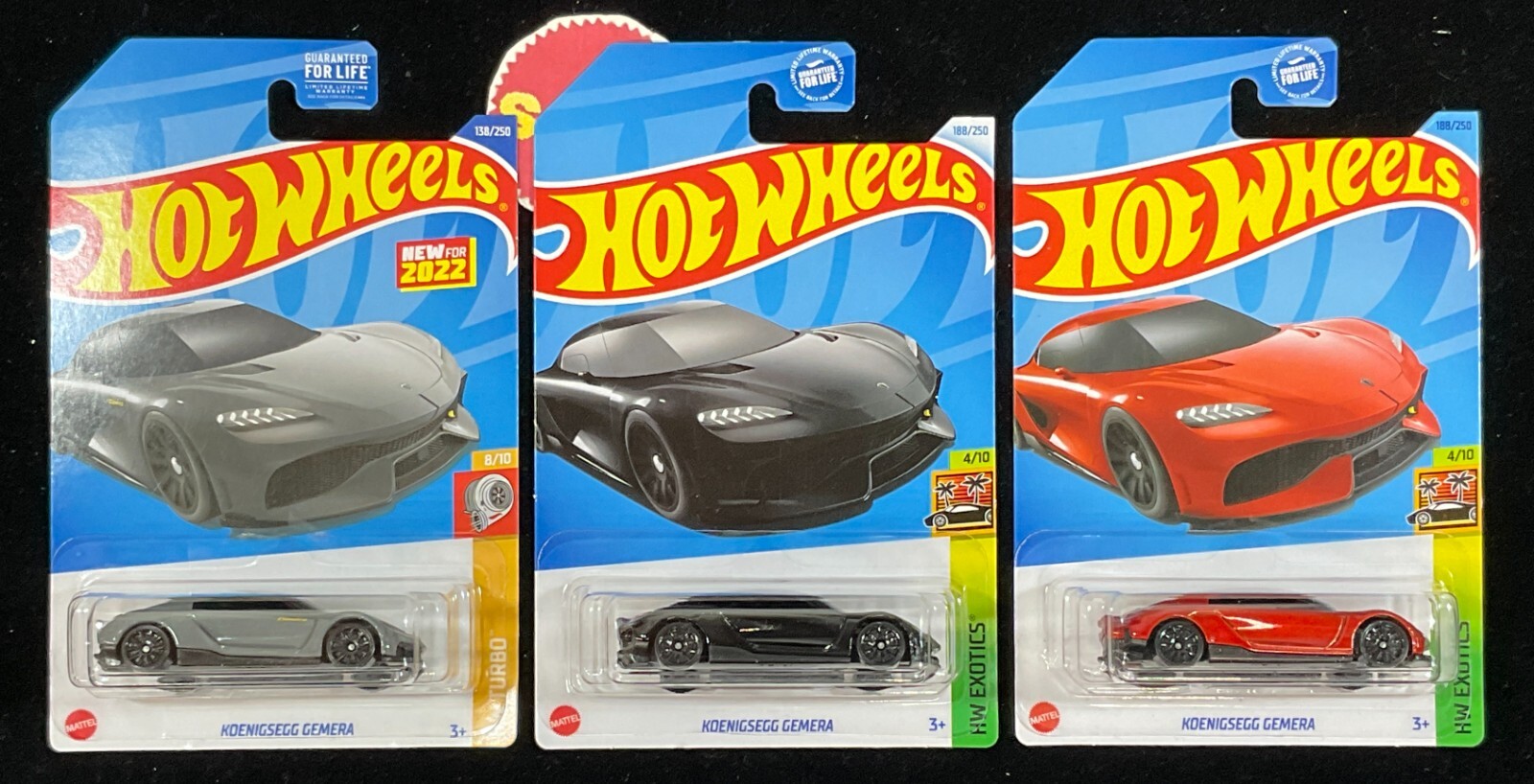 2024 DOLLAR GENERAL KOENIGSEGG GEMERA BLACK OUT, Red, 2022 1st Ed Silver Lot 3