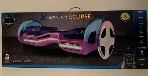 NEW HOVER-1 ECLIPSE LIGHT-UP HOVER SCOOTER BUILT-IN BLUETOOTH COLOR- IRIDESCENT