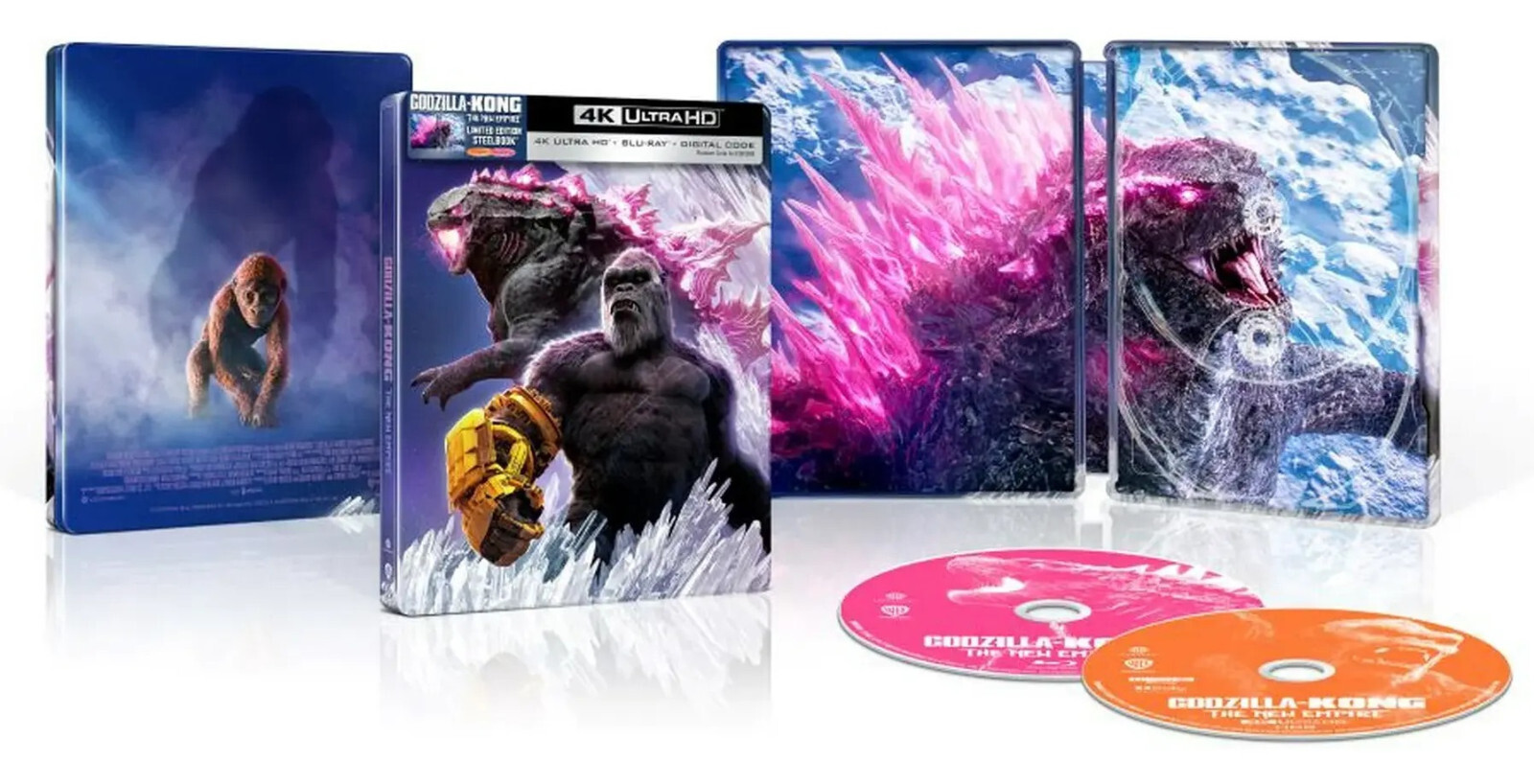Godzilla x Kong: The New Empire *LIMITED EDITION STEELBOOK* (4K UHD + Blu-Ray) Godzilla x Kong: The New Empire *LIMITED EDITION STEELBOOK* (4K UHD + Blu-Ray)
