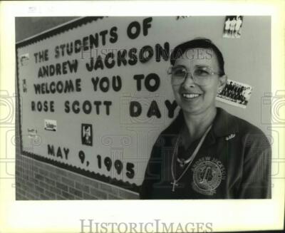 1995 Press Photo Andrew Jackson High School - Rose Scott, PE Teacher, Louisiana