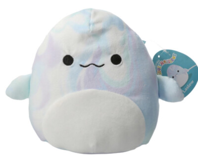 Squishmallows Laslow Beluga Whale 7.5  Sealife Squad Toy Great Gift! Ships FAST!