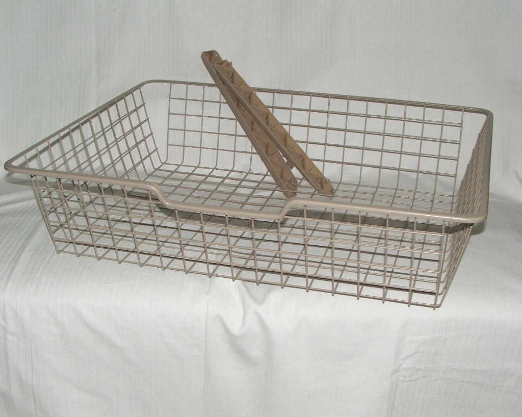 Ikea Komplement Grey Wire Baskets with Runners x 4 in Horfield
