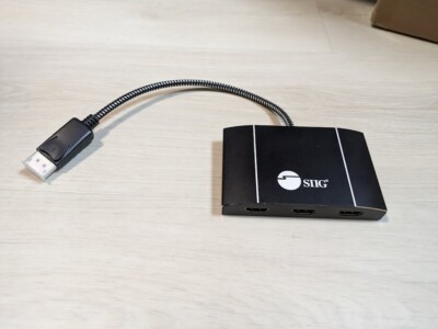 Tested SIIG 8K 1x3 DisplayPort 1.4 to HDMI MST Hub Splitter CE-DP0Q11-S1