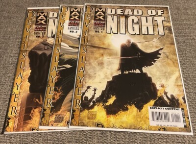Dead of Night #1-3  Marvel Max Comic Lot / Series Run  VF