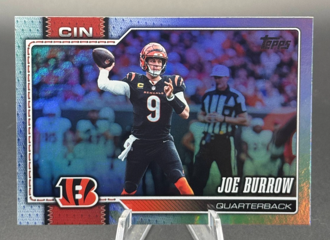 2026 Topps Flagship JOE BURROW #40 Rainbow Foil - Cincinnati Bengals