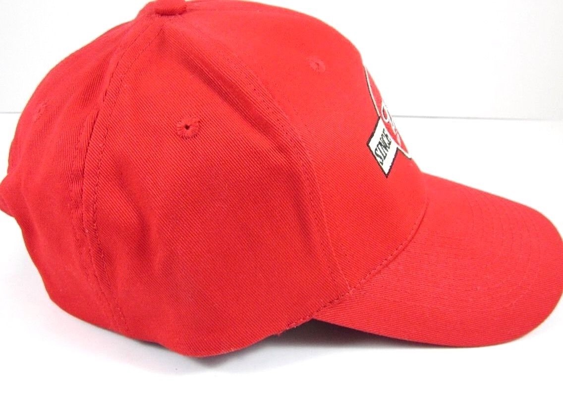 NEW Budweiser Bud King Of Beers SnapBack Hat Cap RED Official Licensed