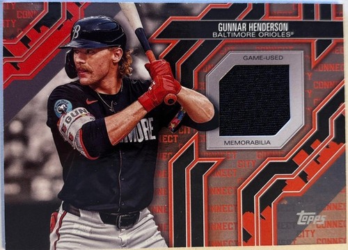 Gunnar Henderson 2025 Museum Quad Relic Primary Pieces /10 Orioles