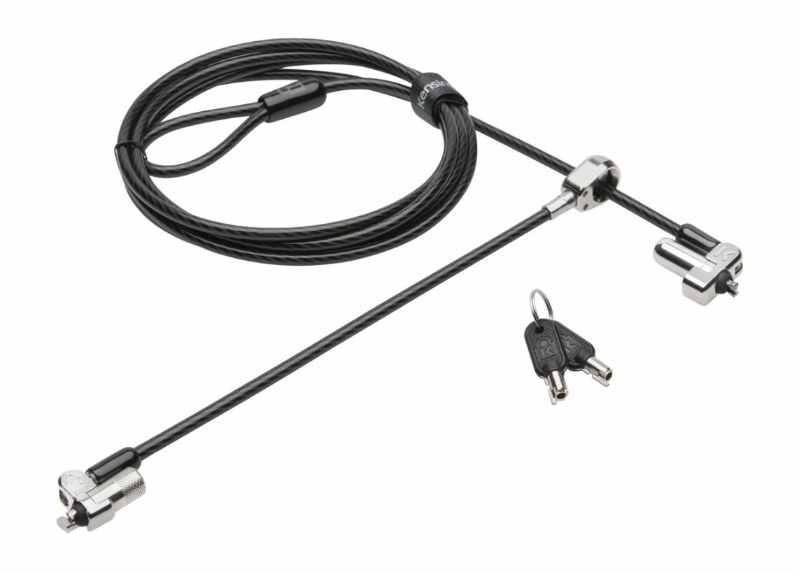 Kensington N17 Dell Cable Lock for Laptops with Wedge Lock Slot K64442WW