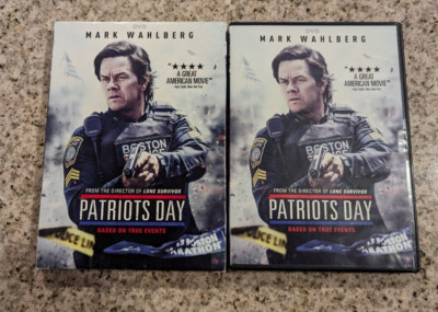 Patriots Day - DVD ''Based True Events Boston Marathon Bombers'' Mark Wahlberg +sl