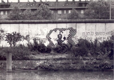 Berlin - ''DIE MAUER''  in den 80er Jahren
