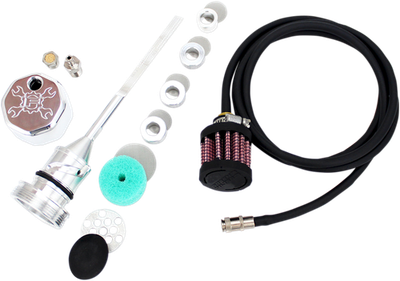 FEULING PARTS Vented Dipstick - Polished - M8 Softail 3085